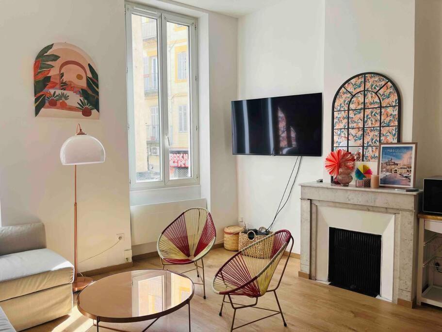 Pleasant 3-Bedroom Flat In The Center Of Marseilles Buitenkant foto